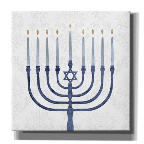 Image of 'Sophisticated Hanukkah II' by Victoria Borges, Canvas Wall Art