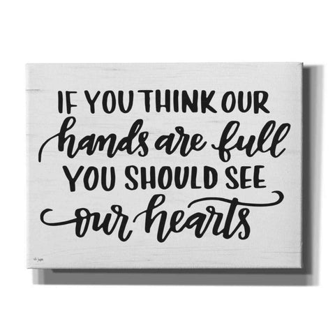 Image of 'Our Hearts' by Jaxn Blvd, Canvas Wall Art