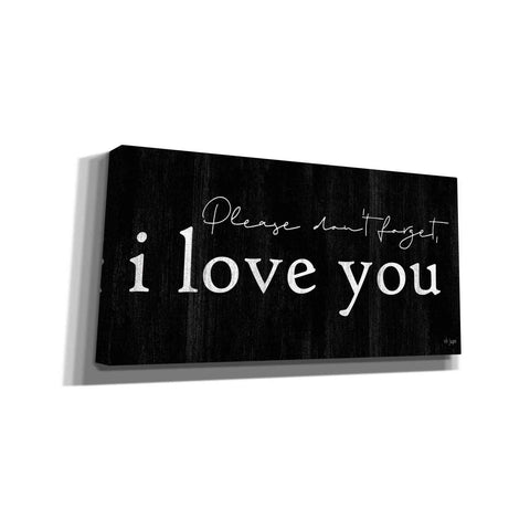 Image of 'Please Don't Forget' by Jaxn Blvd, Canvas Wall Art