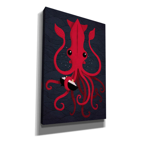 Image of 'Kraken Attaken' by Michael Buxton, Canvas Wall Art