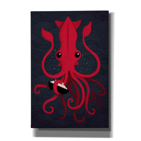 Image of 'Kraken Attaken' by Michael Buxton, Canvas Wall Art