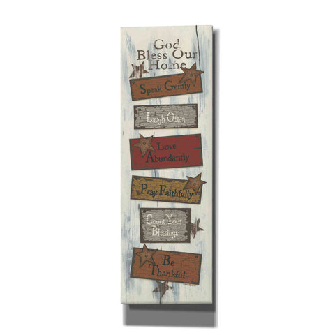 Image of 'Bless Our Home' by Linda Spivey, Canvas Wall Art