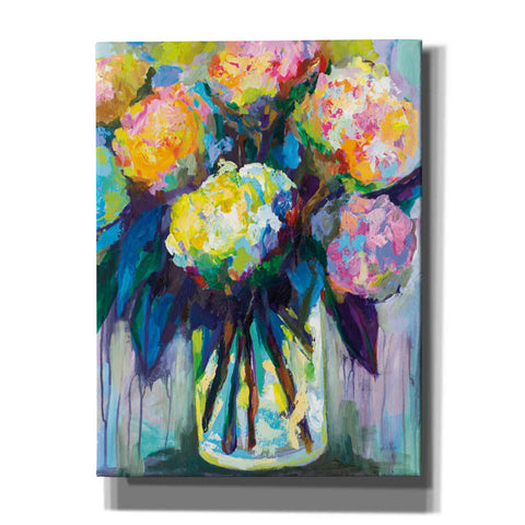 Image of "Full of Hydrangeas" by Jeanette Vertentes, Canvas Wall Art,Size C Portrait