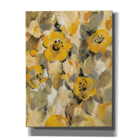 Image of "Yellow Floral I" by Silvia Vassileva, Canvas Wall Art,Size C Portrait