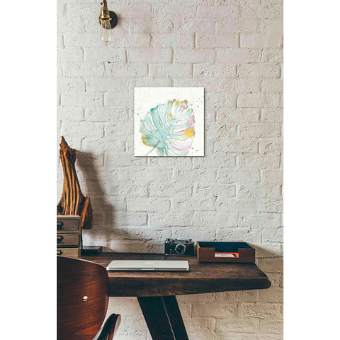 Image of 'Palm Passion IV' by Anne Tavoletti, Canvas Wall Art,12 x 12