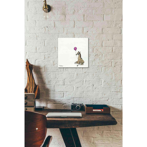 Image of 'Nursery Giraffe' by Britt Hallowell, Canvas Wall Art,12 x 12