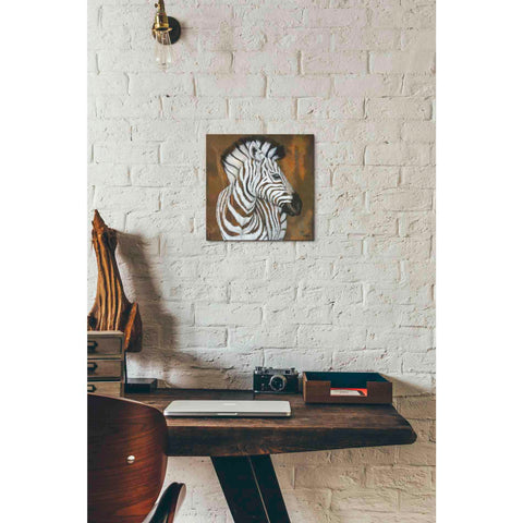 Image of 'Serengeti Rock Star' by Britt Hallowell, Canvas Wall Art,12 x 12
