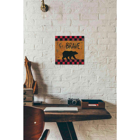 Image of 'Be Brave' by Britt Hallowell, Canvas Wall Art,12 x 12