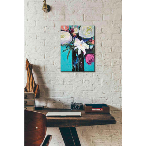 Image of 'White Lily' by Jacqueline Brewer, Giclee Canvas Wall Art