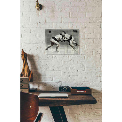 Image of 'Sumo' by Loui Jover, Canvas Wall Art,16 x 12