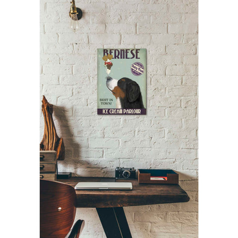 Image of 'Bernese Ice Cream,' by Fab Funky, Giclee Canvas Wall Art