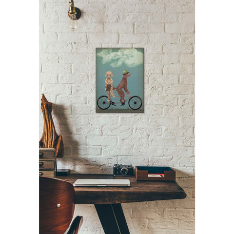 Image of 'Poodle Tandem,' by Fab Funky, Giclee Canvas Wall Art