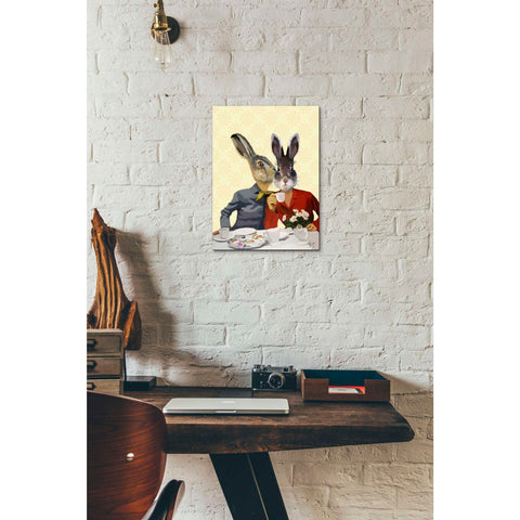 Image of 'Ladies Gossiping' by Fab Funky, Giclee Canvas Wall Art