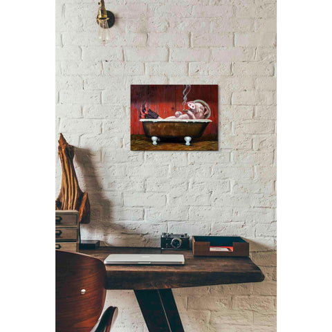 Image of 'Hog Heaven' by Lucia Heffernan, Canvas Wall Art,16 x 12