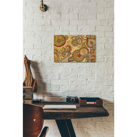 Image of "Mandala and Paisley" by Silvia Vassileva, Canvas Wall Art,18 x 12