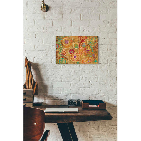 Image of "Contemporary Paisley" by Silvia Vassileva, Canvas Wall Art,18 x 12