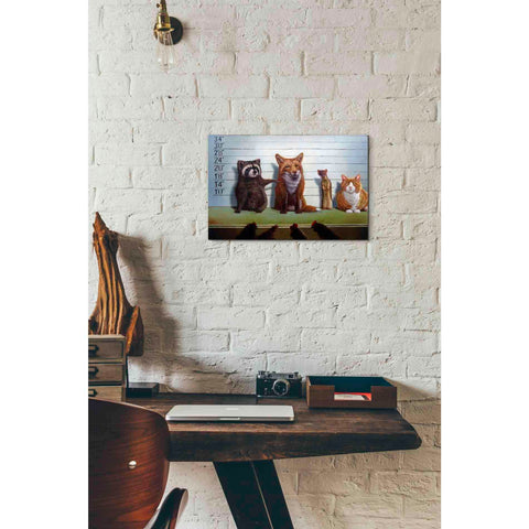 Image of 'Usual Suspects' by Lucia Heffernan, Canvas Wall Art,18 x 12