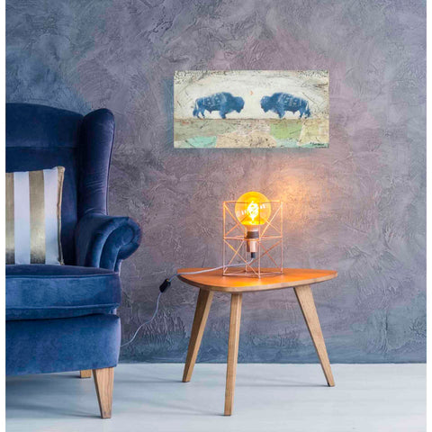 Image of 'Patchwork Quilt of Life' by Britt Hallowell, Canvas Wall Art,24 x 12