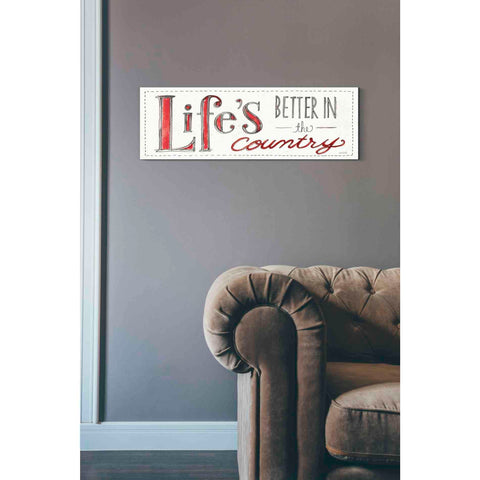 Image of 'Country Life VIII' by Anne Tavoletti, Canvas Wall Art,12 x 36