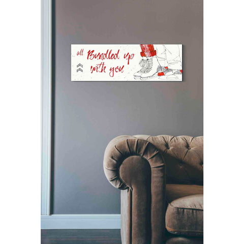 Image of 'Winter Fashion VIII' by Anne Tavoletti, Canvas Wall Art,12 x 36