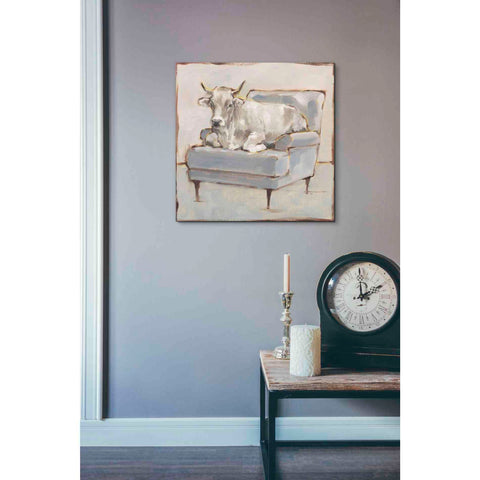 Image of 'Moo-ving In III' by Ethan Harper, Canvas Wall Art,18 x 18