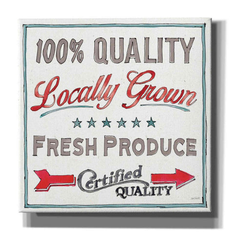 Image of 'Farm Signs VI' by Anne Tavoletti, Canvas Wall Art,18 x 18