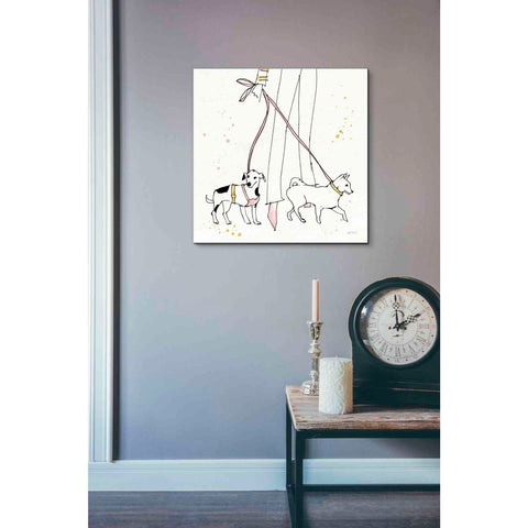 Image of 'Fashion Feet III' by Anne Tavoletti, Canvas Wall Art,18 x 18