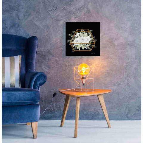 Image of 'Gold Geometric Polygon' by Cindy Jacobs, Giclee Canvas Wall Art