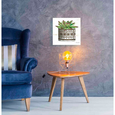 Image of 'Mud Cloth Vase VI' by Cindy Jacobs, Giclee Canvas Wall Art