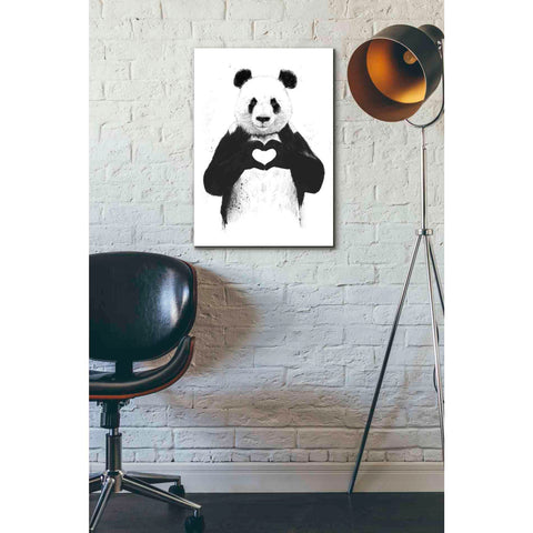 Image of 'All You Need Is Love' by Balazs Solti, Giclee Canvas Wall Art