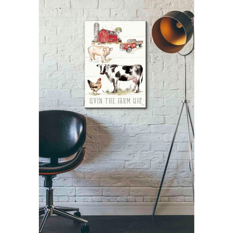 Image of 'Country Life III' by Anne Tavoletti, Canvas Wall Art,18 x 26