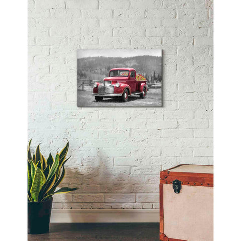 Image of 'American Made with Flowers' by Lori Deiter, Canvas Wall Art,26 x 18