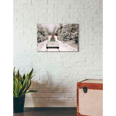 Image of 'Picking Up the Tree' by Lori Deiter, Canvas Wall Art,26 x 18