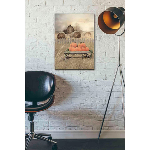 Image of 'Pumpkin Harvest' by Lori Deiter, Canvas Wall Art,18 x 26