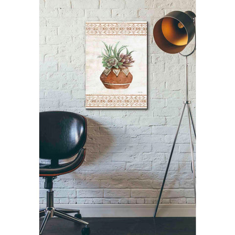 Image of 'Southwest Terracotta Succulents II' by Cindy Jacobs, Canvas Wall Art,18 x 26