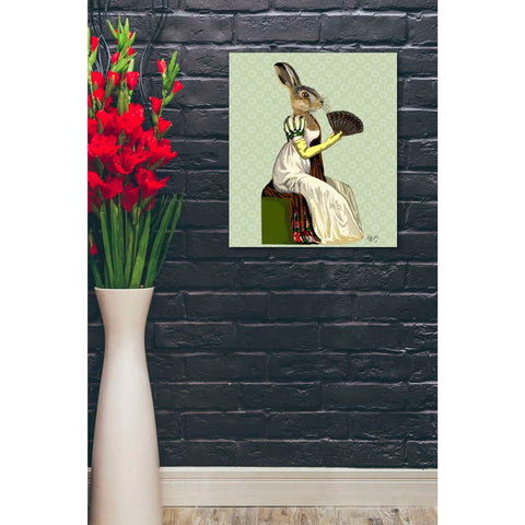 Image of 'Miss Hare' by Fab Funky, Giclee Canvas Wall Art