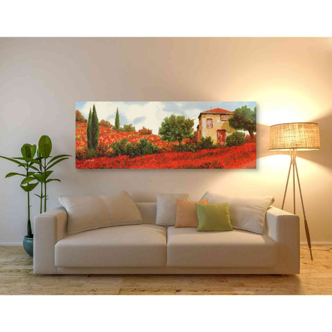 Image of 'Papaveri Sulle Colline' by Guido Borelli, Giclee Canvas Wall Art