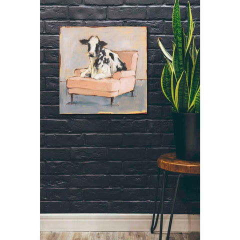 Image of 'Moo-ving In II' by Ethan Harper, Canvas Wall Art,26 x 26