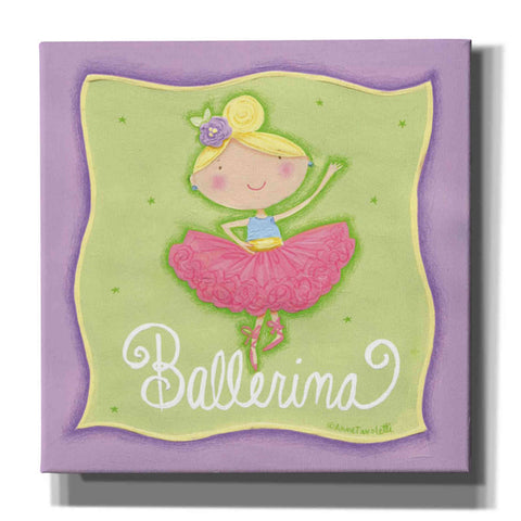 Image of 'Ballerina' by Anne Tavoletti, Canvas Wall Art,26 x 26
