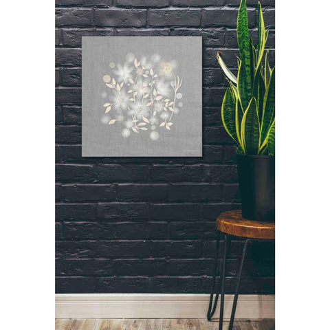 Image of 'Flower Bunch on Linen III' by Bluebird Barn, Canvas Wall Art,26 x 26