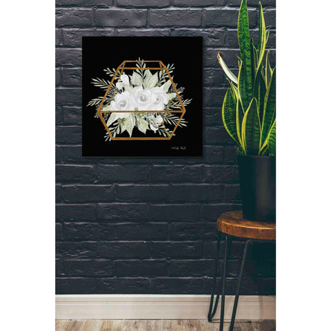 Image of 'Gold Geometric Polygon' by Cindy Jacobs, Giclee Canvas Wall Art
