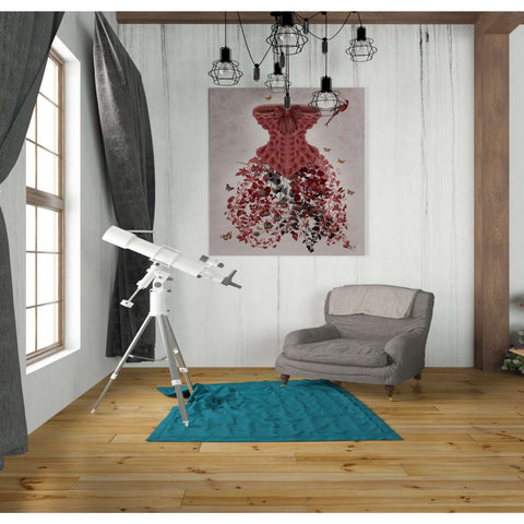 Image of 'Woodland Corset,' by Fab Funky, Giclee Canvas Wall Art