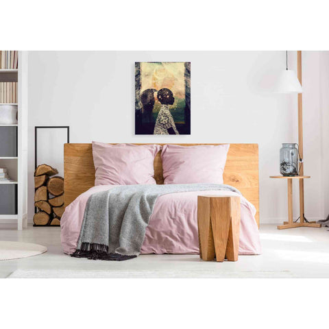 Image of 'The Sun, Stars and Moon' by Erin K Robinson, Giclee Canvas Wall Art