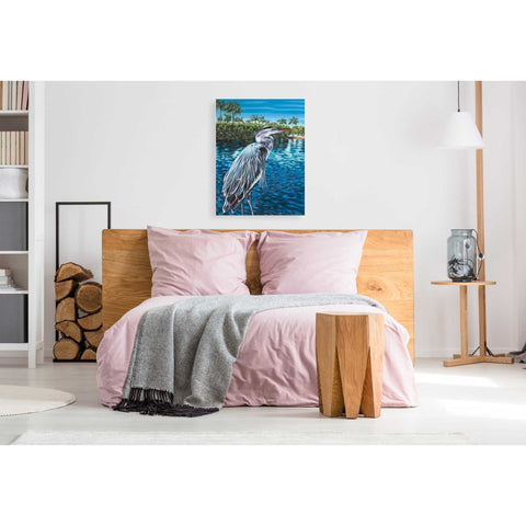 Image of 'Peaceful Heron I' by Carolee Vitaletti, Giclee Canvas Wall Art