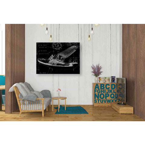 Image of 'Flight Schematic III' by Ethan Harper Canvas Wall Art,34 x 26