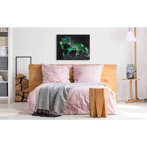 Image of 'Beautiful Floral Horse 2-3' by Irena Orlov, Canvas Wall Art,34 x 26