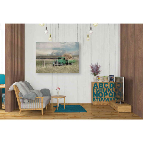Image of 'Hay for Sale' by Lori Deiter, Canvas Wall Art,34 x 26
