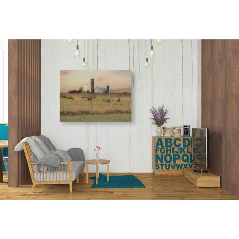 Image of 'Sunset at the Dexter Farm' by Lori Deiter, Canvas Wall Art,34 x 26
