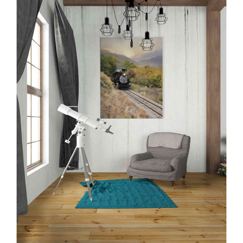 Image of 'Durango Train at Sunset' by Lori Deiter, Canvas Wall Art,26 x 34