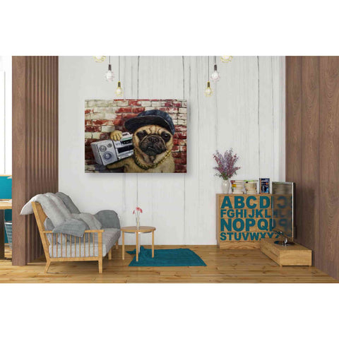 Image of 'Who Let The Dogs Out' by Lucia Heffernan, Canvas Wall Art,34 x 26